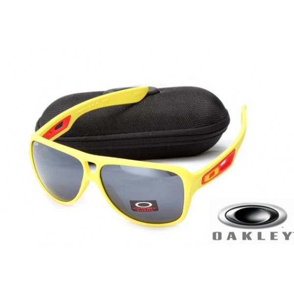  oakley dispatch II sunglasses Yellow Frame Gray Lens OAKLEY201567308