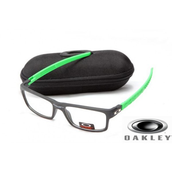  oakley currency sunglasses Black Green Frame Transparent Lens OAKLEY201567314
