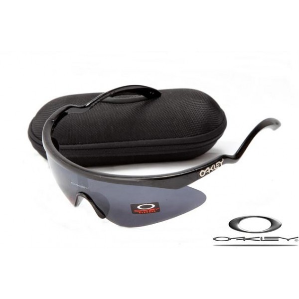 Oakley Razor Blade Sunglasses Polishing Black Frame Gray Iridium Lens OAKLEY20156102