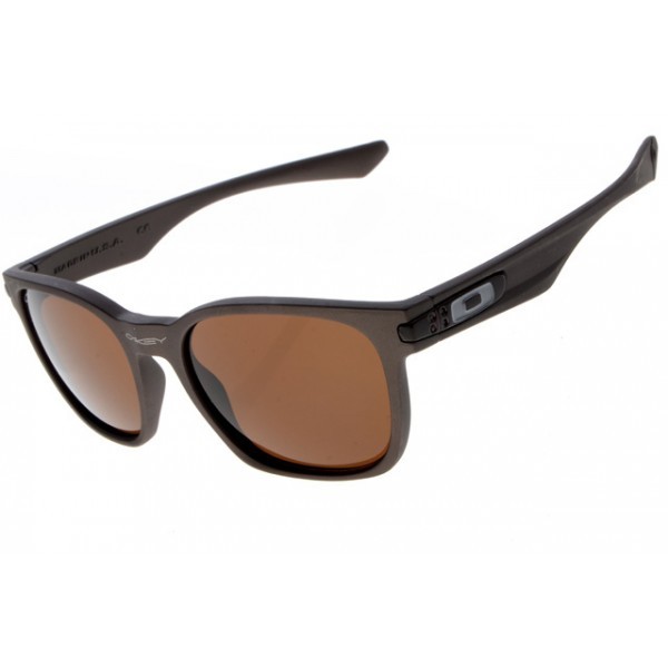 Oakley Garage Rock Sunglasses Round Matte Brown Frame Brown Iridium Lens