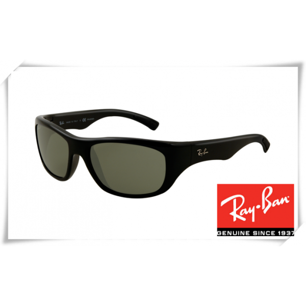 Ray Ban RB4177 Sunglasses Black Frame Grey Lens
