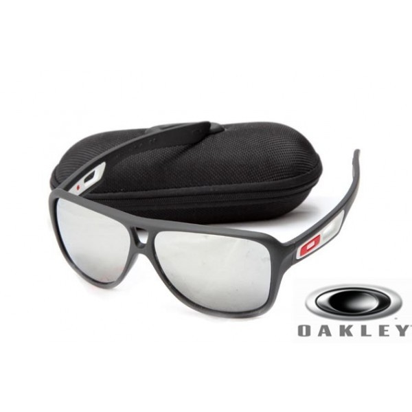  oakley dispatch II sunglasses Matte Black Frame Silver Lens OAKLEY201567291
