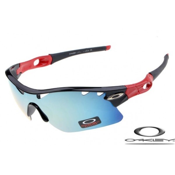 Knockoff Oakley Radar Path Photochromic sunglasses Polishing Black Frame Ice Blue Vented Lens OAKLEY201567158