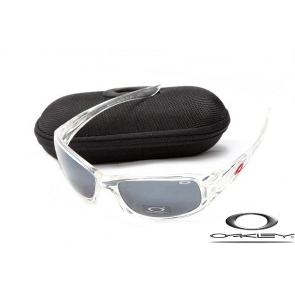 Oakley XS Fives Sunglasses Transparent Frame Gray Iridium Lens OAKLEY20156284