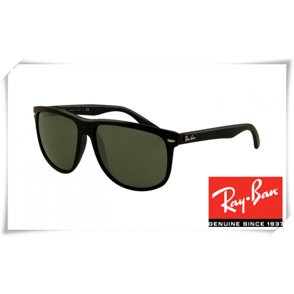 Ray Ban RB4147 Sunglasses Black Frame Green Lens