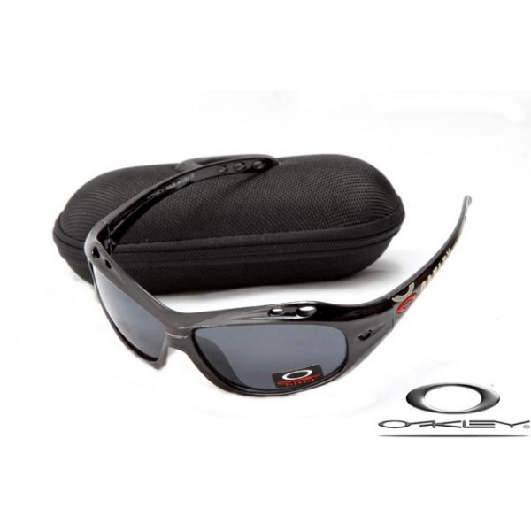 Oakleys Water Jacket Sunglasses Polishing Black Frame Gray Iridium Lens OAKLEY20156283