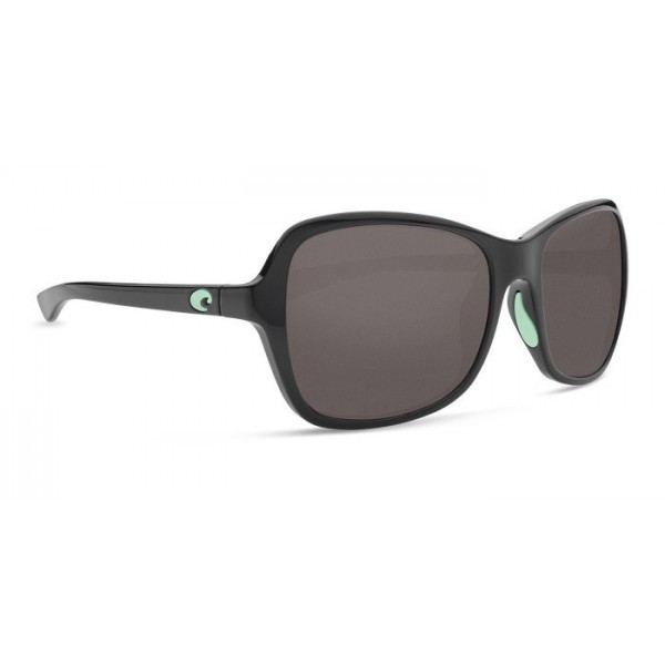 Costa Kare Shiny Black Mint Logo Sunglasses