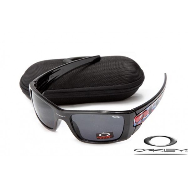 Cheap Duplicate Oakley Fuel Cell Sunglasses Reluster Black Frame Fire Lens For Sale