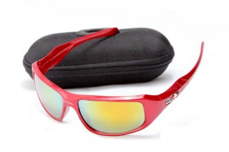 Oakley c six sunglasses red metallic/fire iridium