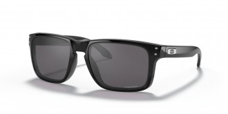 Oakley Holbrook Low Bridge Fit sunglasses Polished Black frame Prizm Grey lens