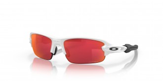 Oakley Flak XXS Youth Fit sunglasses Polished White frame Prizm Field lens
