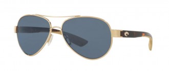 Costa Loreto Mens Sunglasses Rose Gold/Gray