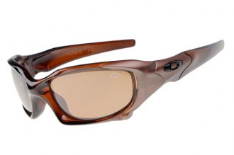 Oakley pit boss sunglasses in polished dark brown / VR28 iridium
