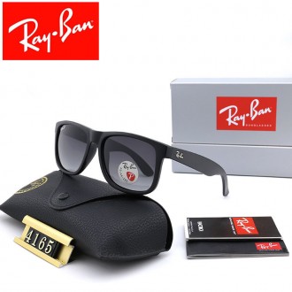 Ray Ban RB4165 Sunglasses Dark Gray/Black