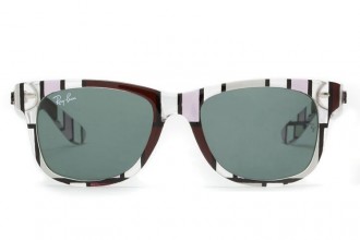 Ray Ban RB2140 Original Wayfarer Sunglasses Colorful/Clear Green
