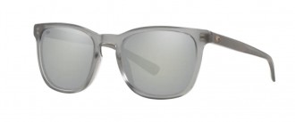 Costa Sullivan Mens Sunglasses Matte Gray Crystal/Gray Silver Mirror