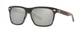 Costa Aransas Mens Sunglasses Matte Storm Gray/Gray Silver Mirror