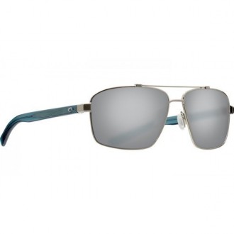 Costa Flagler Brushed Silver Sunglasses