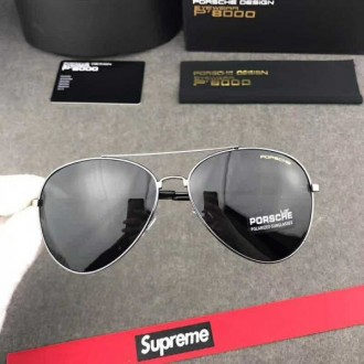 Mens Porsche White Design P8561 Sunglasses Polarized Black