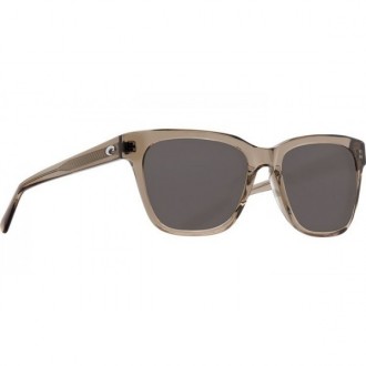Costa Coquina Shiny Taupe Crystal Sunglasses