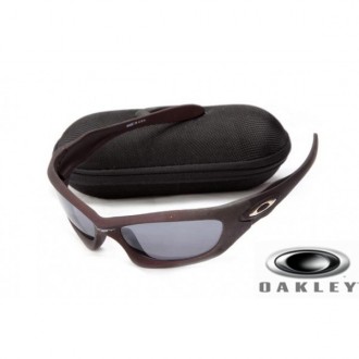  Oakley Monster Dog sunglasses Wine Red Frame Gray Lens OAKLEY201567408