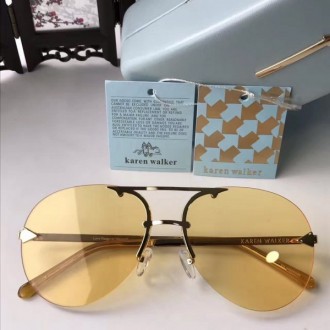 Karen Walker Limited Edition Sunglasses Light Yellow