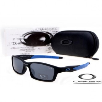 Oakley Crosslink Sunglasses Black Blue / Grey