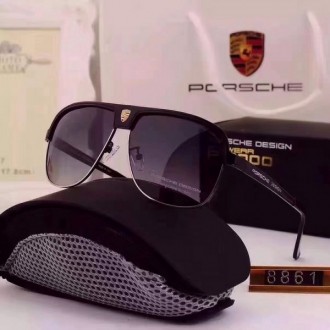 Mens Porsche Design P8861 Sunglasses Black