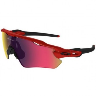 Oakley Sunglasses Radar EV Path Prizm Polishing Red Black Frame Red Black Lens