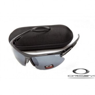 Cheap Foakleys Sunglasses Polishing Black Frame Gray Lens For Sale Free Shipping USA