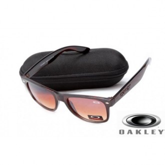  Oakley Frogskins Sunglasses Black Frame Brown Lens OAKLEY201567362