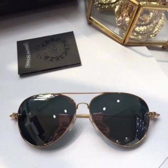 Men's Women's Chrome Hearts Polarized Eyewear Black Lenses