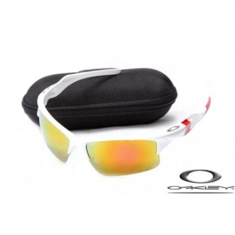 Oakley Half Jacket 2.0 Sunglasses Polishing White Frame Yellow Iridium Lens OAKLEY20156232