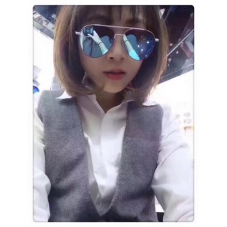 Thom Browne TB-104 Sunglasses Double Plating Blue Lenses