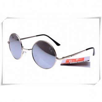 Ray Bans Round Metal RB3447 Sunglasses Gunmetal Frame Grey Lens