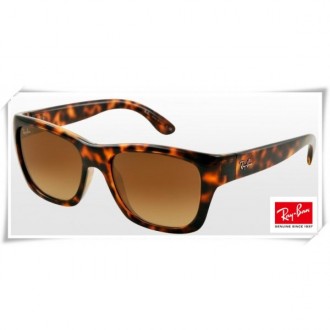 Ray Ban RB4194 Highstreet Wayfarer Sunglasses Tortoise Frame Brown Gradient Lens