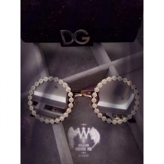 Womens Dolce amp; Gabbana Sunglasses Floral White