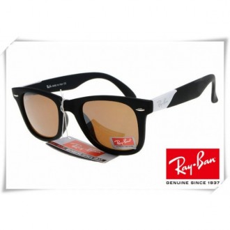 Ray Ban RB2157K Ultra Wayfarer Sunglasses Black Frame Brown Lens