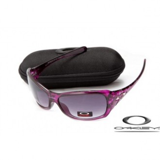 Oakley Necessity Sunglasses Purple Frame Gray Iridium Lens OAKLEY20156221