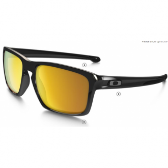 Oakley Sliver Sunglasses Polished Black Frame 24k Iridium Lens