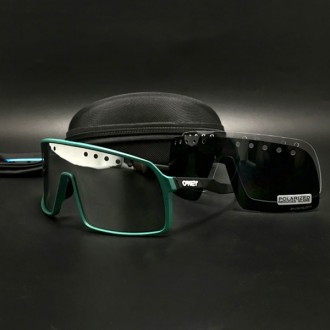 Oakley1.8 ENW 2020 Sutro sunglasses dark green/black frame black lens