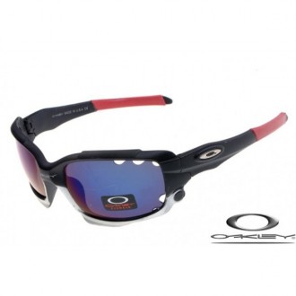 Oakley Limited Edition Fathom Racing Jacket Sunglasses Black / Blue