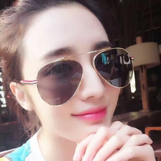 Men's Women's Thom Browne Rainbow Sunglasses Black Lenses Gold Frame