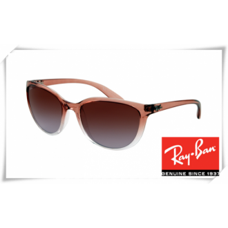 Ray Ban RB4167 Cats Sunglasses Light Brown Frame Grey Gradient Lens