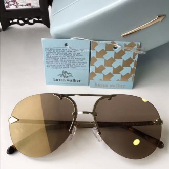 Karen Walker Limited Edition Sunglasses Brown Lenses