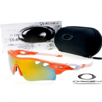 Oakley RadarLock Path Sunglasses Polishing Orange Frame Yellow Lens OAKLEY20156480