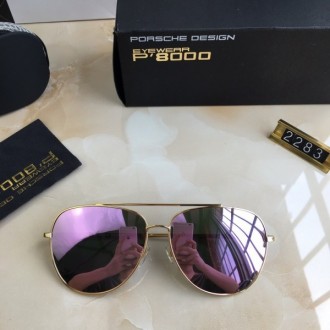 Porsche Design P2283 Sunglasses Gold Pink
