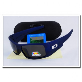 Cheap Oakley Oil Rig Polarized Sunglasses RoyalBlue Frame Slate grey Iridium Lens Sale