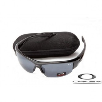 Cheap Foakleys Sunglasses Polishing Black Frame Gray Lens For Sale Free Shipping USA