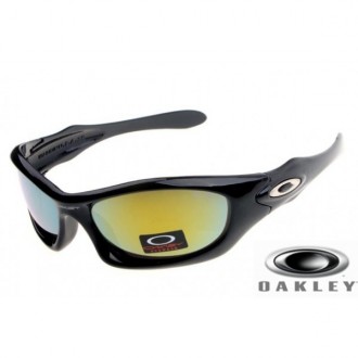  Oakley Monster Dog sunglasses Polishing Black Frame Fire Yellow Lens OAKLEY201567402